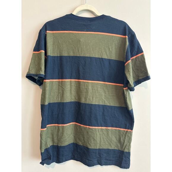 NWT Chubbies The Band About Striped Henley Blue Green Size Large - Picture 5 of 6